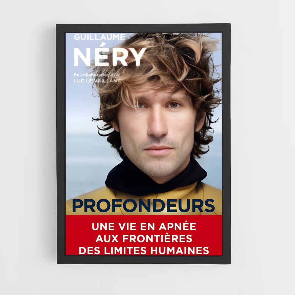 Poster L'Homme au Pull Jaune – affiche Plongée en apnée (vue 2)